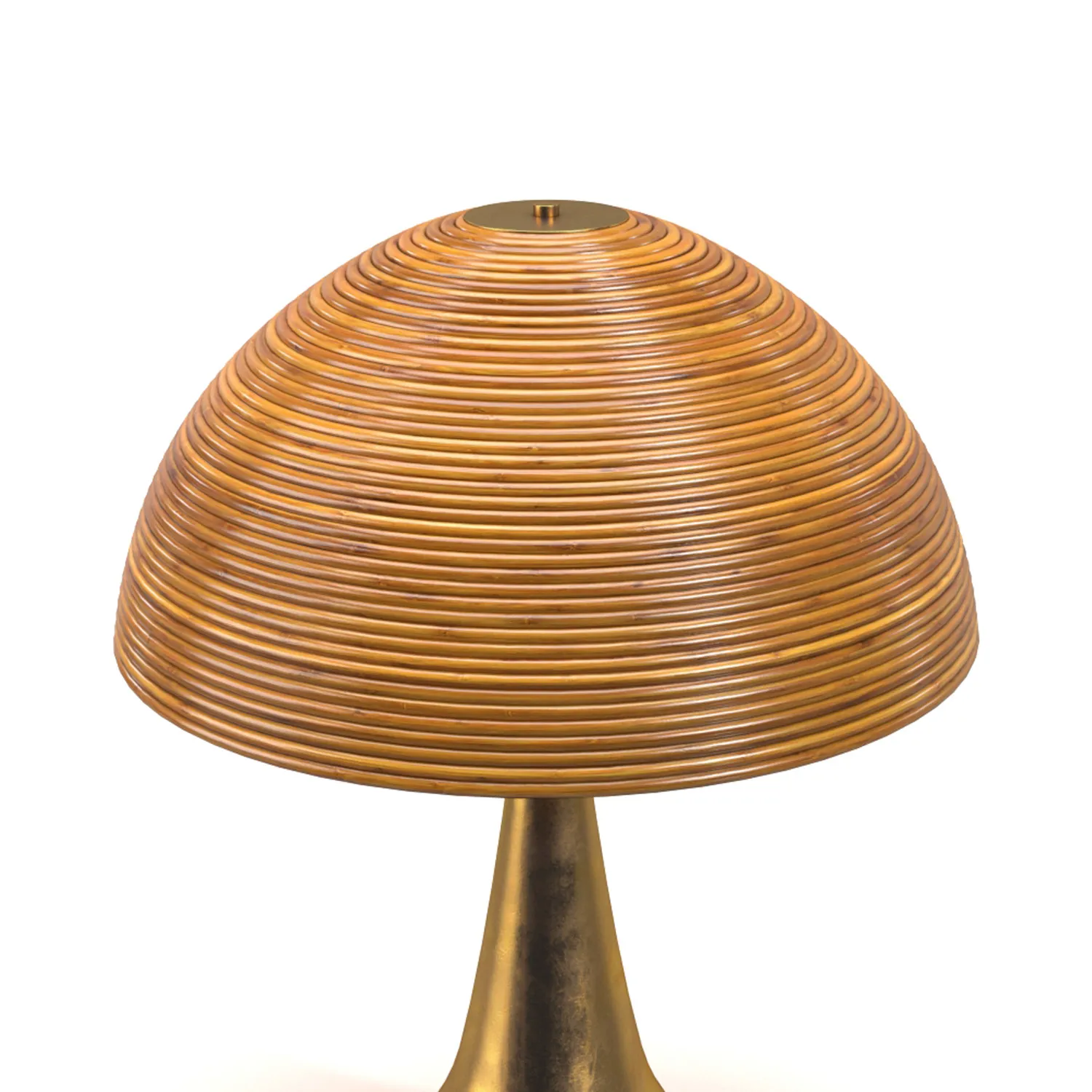 Large Bamboo Table Lamp 3D Model_04